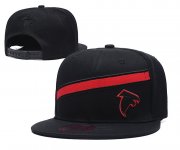 Cheap Falcons Team Logo Black Adjustable Hat LT