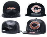 Cheap NFL Chicago Bears Team Logo Black Adjustable Hat A66