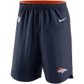 Wholesale Cheap Denver Broncos Nike Sideline Vapor Performance Shorts Navy