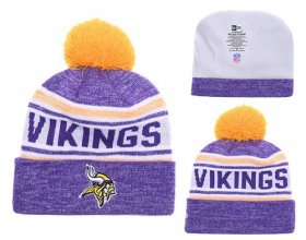 Cheap NFL Minnesota Vikings Logo Stitched Knit Beanies 014