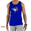 Wholesale Cheap Men's Nike Toronto Blue Jays Sideline Legend Authentic Logo Tank Top Blue