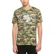 Wholesale Cheap Men's San Francisco 49ers '47 Camo Alpha T-Shirt