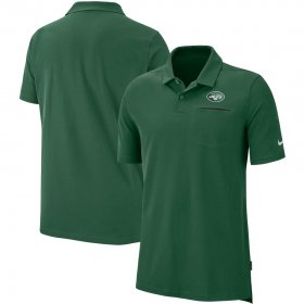 Wholesale Cheap New York Jets Nike Sideline Elite Performance Polo Green