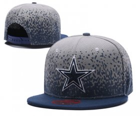 Cheap NFL Dallas Cowboys Team Logo Gray Snapback Adjustable Hat L21