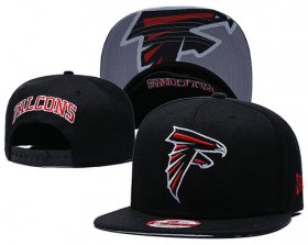 Cheap Falcons Team Logo Black Adjustable Hat