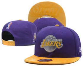 Cheap Los Angeles Lakers Snapback Ajustable Cap Hat YD