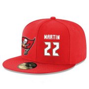 Cheap Tampa Bay Buccaneers #22 Doug Martin Snapback Cap NFL Player Red with White Number Stitched Hat