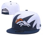 Cheap Broncos Team Logo Navy White Adjustable Hat