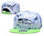 Cheap Seahawks Team Logo Smoke Green Adjustable Hat TX