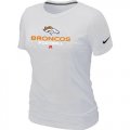 Wholesale Cheap Women's Nike Denver Broncos Critical Victory NFL T-Shirt White