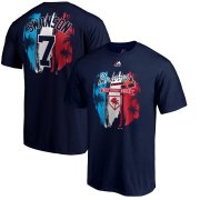 Wholesale Cheap Atlanta Braves #7 Dansby Swanson Atlanta Braves Majestic 2019 Spring Training Name & Number T-Shirt Navy