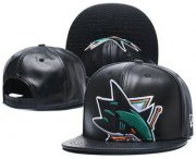 Cheap San Jose Sharks Snapback Ajustable Cap Hat GS 5