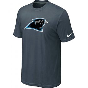 Wholesale Cheap Nike Carolina Panthers Sideline Legend Authentic Logo Dri-FIT NFL T-Shirt Crow Grey