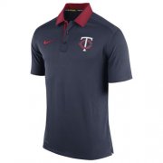 Wholesale Cheap Men's Minnesota Twins Nike Navy Authentic Collection Dri-FIT Elite Polo