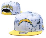 Cheap Chargers Team Logo Smoke Yellow Adjustable Hat TX