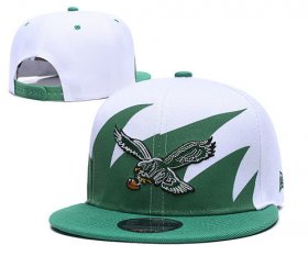 Cheap NFL Philadelphia Eagles Fresh Logo Green Adjustable Hats