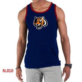 Wholesale Cheap Men\'s Nike NFL Cincinnati Bengals Sideline Legend Authentic Logo Tank Top Dark Blue