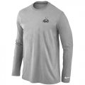 Wholesale Cheap Nike Seattle Seahawks Super Bowl XLVIII Champions Trophy Collection Locker Room Long Sleeve Light Grey