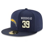 Cheap San Diego Chargers #39 Danny Woodhead Snapback Cap NFL Player Navy Blue with White Number Stitched Hat