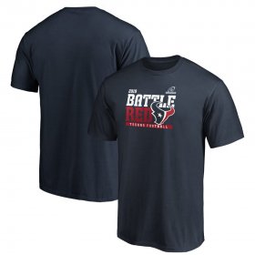 Wholesale Cheap Houston Texans 2019 NFL Playoffs Bound Hometown Checkdown T-Shirt Navy