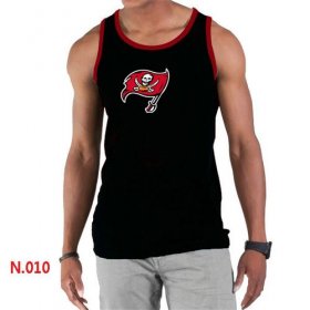 Wholesale Cheap Men\'s Nike NFL Tampa Bay Buccaneers Sideline Legend Authentic Logo Tank Top Black