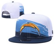 Cheap Chargers Team Logo White Navy Adjustable Hat GS