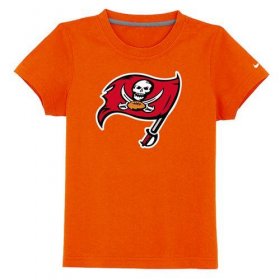 Wholesale Cheap Tampa Bay Buccaneers Sideline Legend Authentic Logo Youth T-Shirt Orange