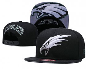 Cheap NFL Philadelphia Eagles Fresh Logo Black Adjustable Hat