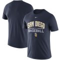 Wholesale Cheap San Diego Padres Nike Away Practice T-Shirt Navy