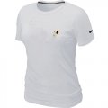 Wholesale Cheap Women's Nike Washington Redskins Chest Embroidered Logo T-Shirt White