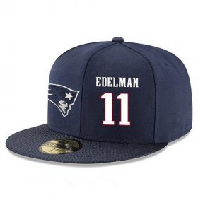 Cheap New England Patriots #11 Drew Bledsoe Snapback Cap NFL Player Navy Blue with White Number Stitched Hat