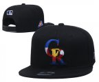 Cheap Colorado Rockies Stitched Snapback Hats 002