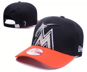 Cheap Mariners Team Logo Black Orange Adjustable Hat GS