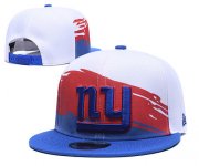 Cheap New York Giants Team Logo Blue Red Adjustable Hat