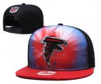 Cheap Falcons Fresh Logo Red Black Adjustable Hat GS