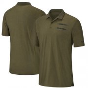 Wholesale Cheap Carolina Panthers Nike Salute to Service Sideline Polo Olive