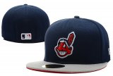 Wholesale Cheap Cleveland Indians fitted hats 04