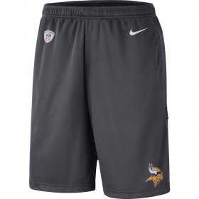 Wholesale Cheap Minnesota Vikings Nike Sideline Coaches Shorts Charcoal