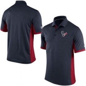 Wholesale Cheap Men\'s Nike NFL Houston Texans Navy Team Issue Performance Polo