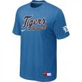 Wholesale Cheap Detroit Tigers Nike Short Sleeve Practice MLB T-Shirt Indigo Blue