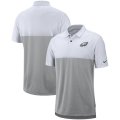 Wholesale Cheap Philadelphia Eagles Nike Sideline Early Season Performance Polo White Gray