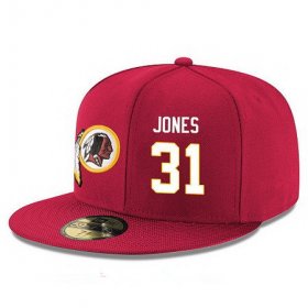 Cheap Washington Redskins #31 Matt Jones Snapback Cap NFL Player Red with White Number Stitched Hat