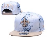 Cheap Saints Team Logo Smoke Cream Adjustable Hat TX