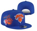 Cheap New York Knicks Stitched Snapback 75th Anniversary Hats 0013