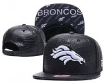 Cheap NFL Denver Broncos Team Logo Black Snapback Adjustable Hat G65