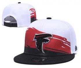 Cheap Falcons Team Logo Black Red Adjustable Hat