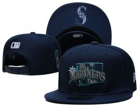 Cheap Seattle Mariners Stitched Snapback Hats 001