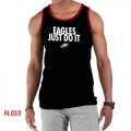 Wholesale Cheap Men's Nike NFL Philadelphia Eagles Sideline Legend Authentic Logo Tank Top Black_1