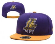 Cheap Men's Los Angeles Lakers Snapback Ajustable Cap Hat 2