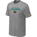 Wholesale Cheap Nike NFL Jacksonville Jaguars Heart & Soul NFL T-Shirt Light Grey